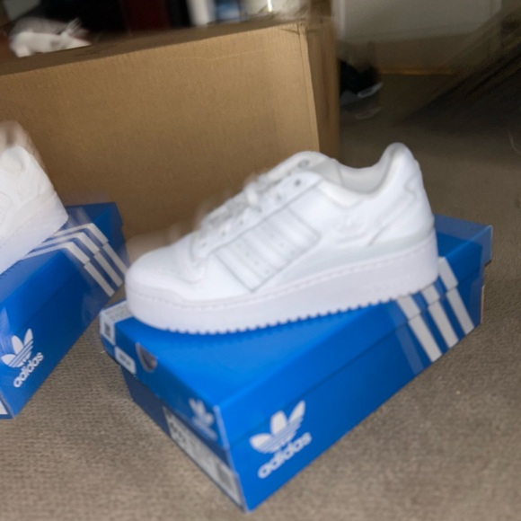 Adidas Forum Bold Stripes W White Sneakers - Picture 14 of 16